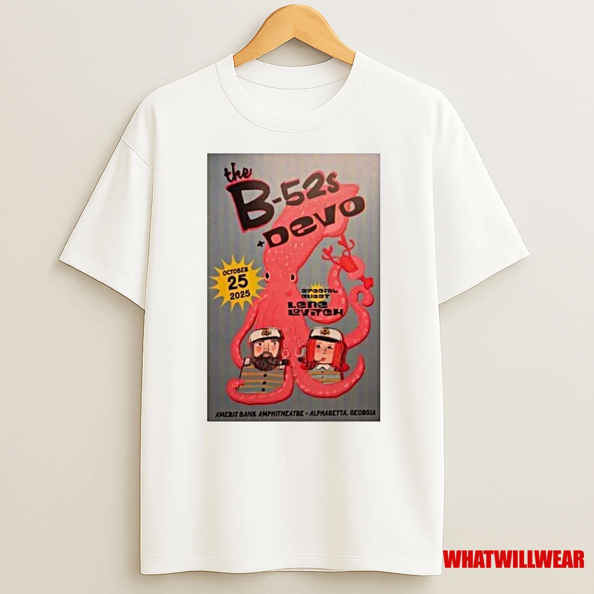 The B 52s Devo Oct 25 2025 Ameris Bank Amphitheatre Alpharetta Ga Shirts