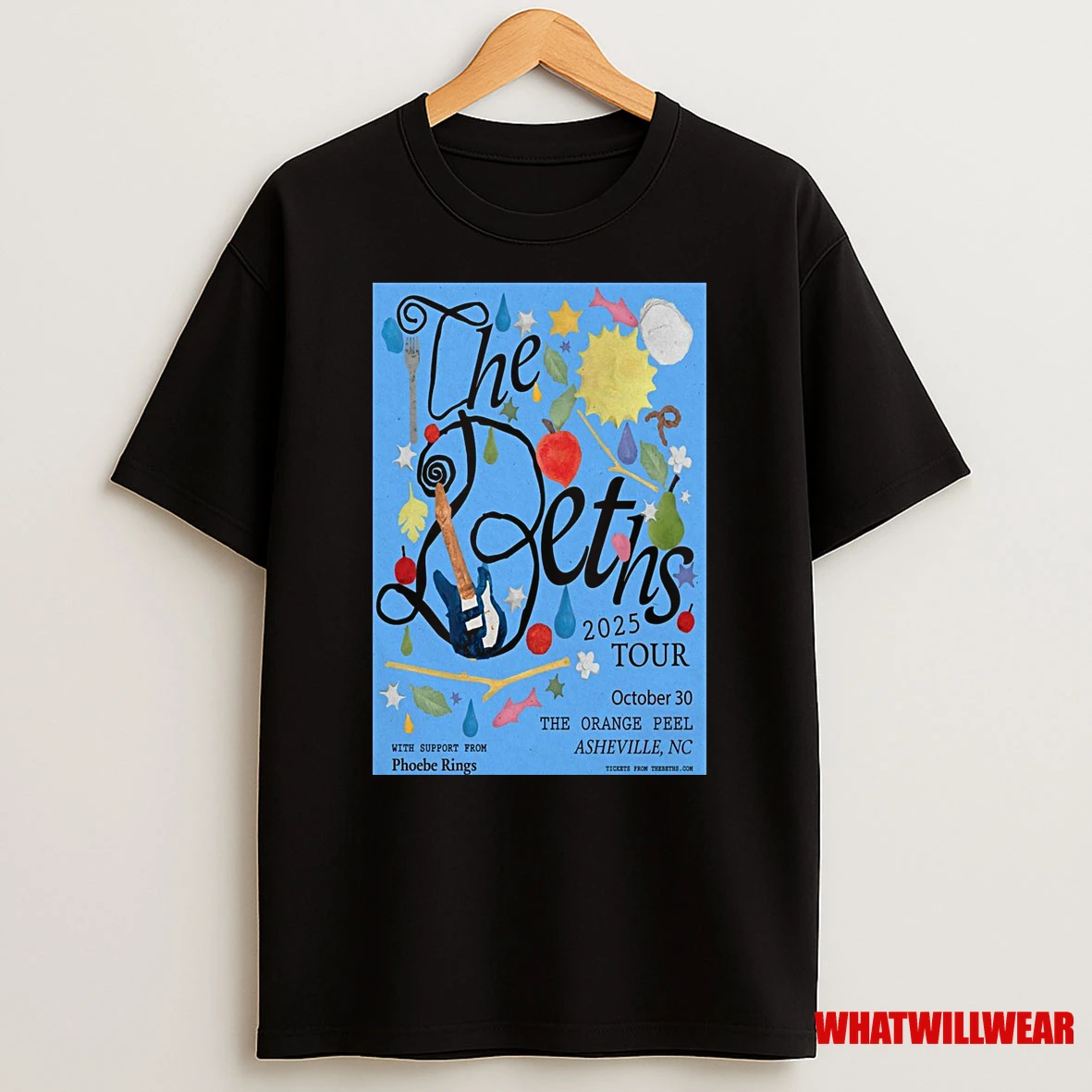 The Beths 2025 Tour The Orange Peel Asheville Nc October 30 2025 Shirts