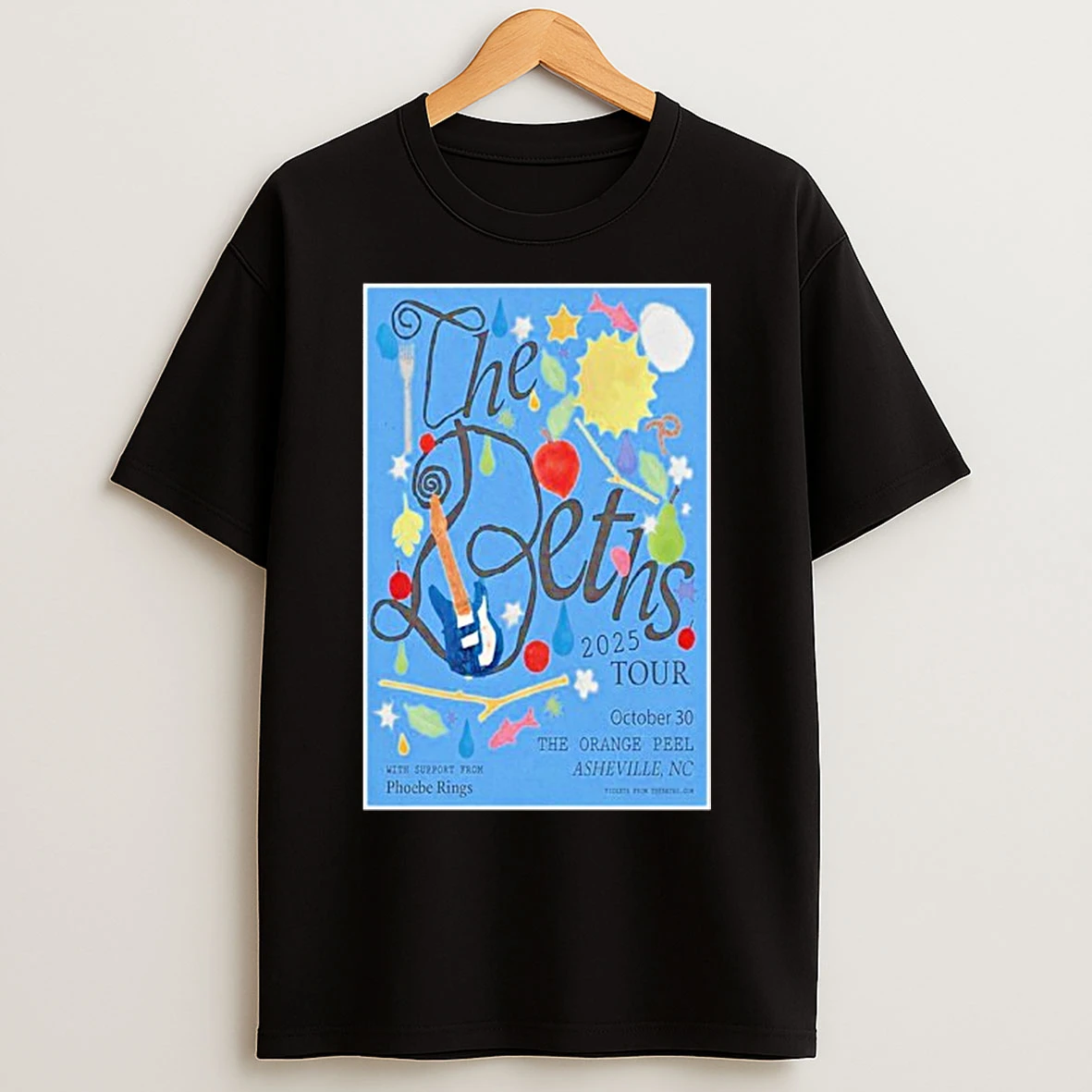 The Beths October 30 2025 Asheville Nc T Shirts