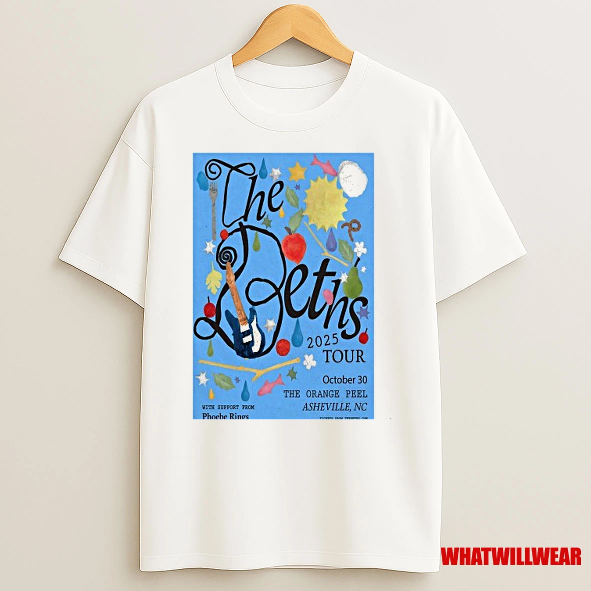The Beths The Orange Peel Asheville Nc October 30 2025 Tour Shirts