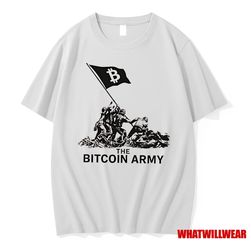 The Bitcoin Army Raising The Flag On Iwo Jima Shirts