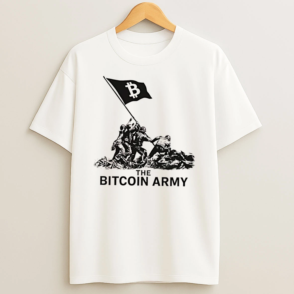 The Bitcoin Army Raising The Flag On Iwo Jima T Shirts