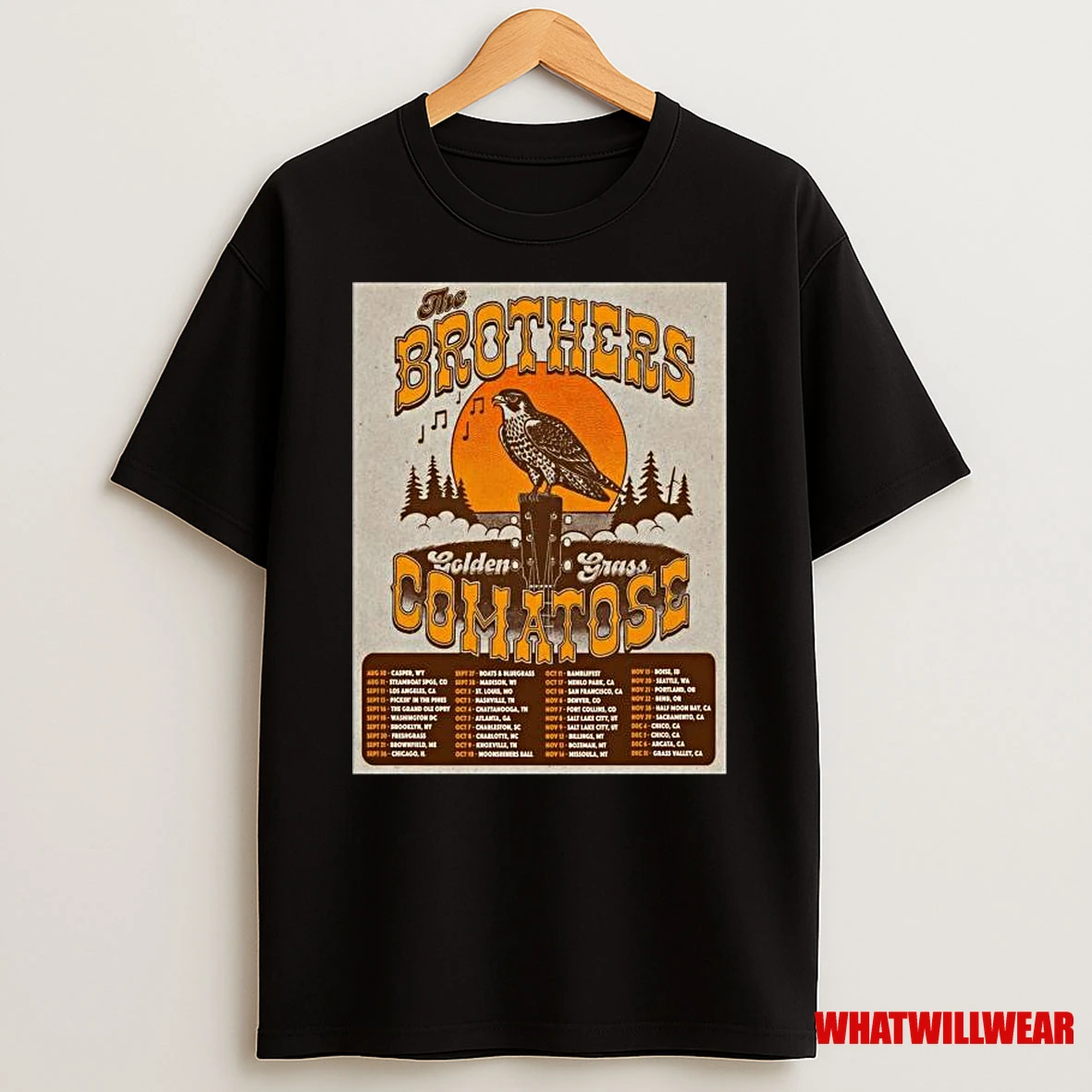 The Brothers Comatose 2025 Goldengrass Tour Shirts