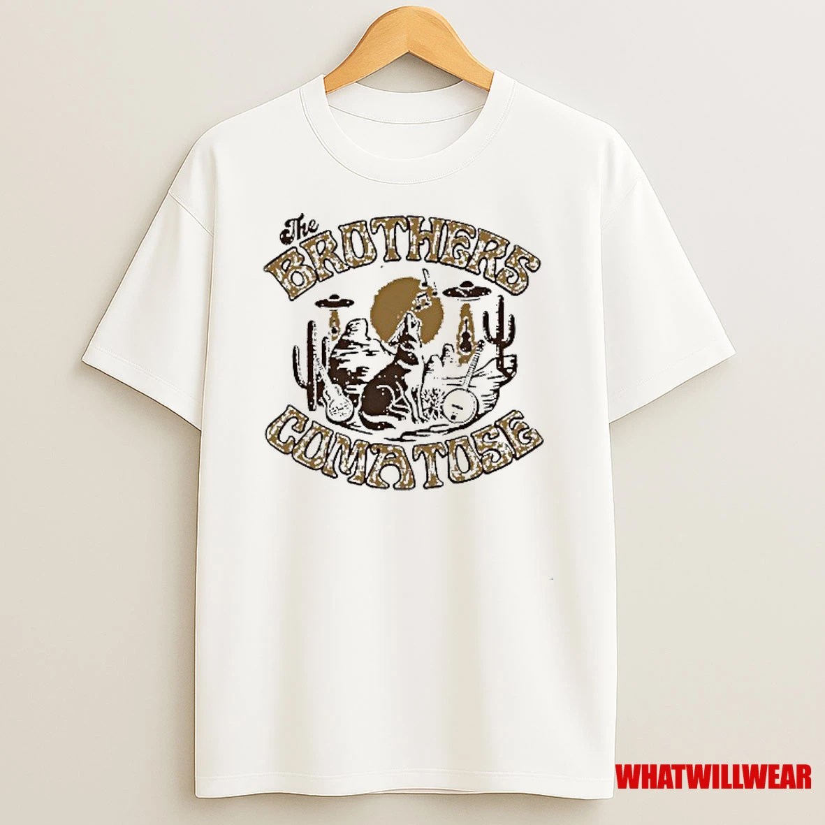 The Brothers Comatose Coyote Ufo Desert Shirts