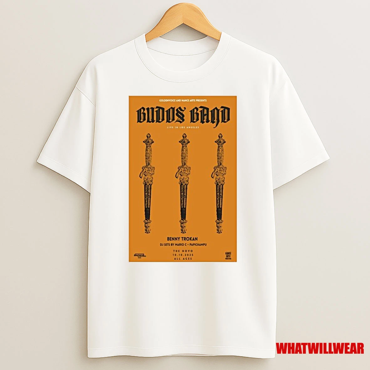 The Budos Los Angeles Ca Oct 10 2025 Shirts