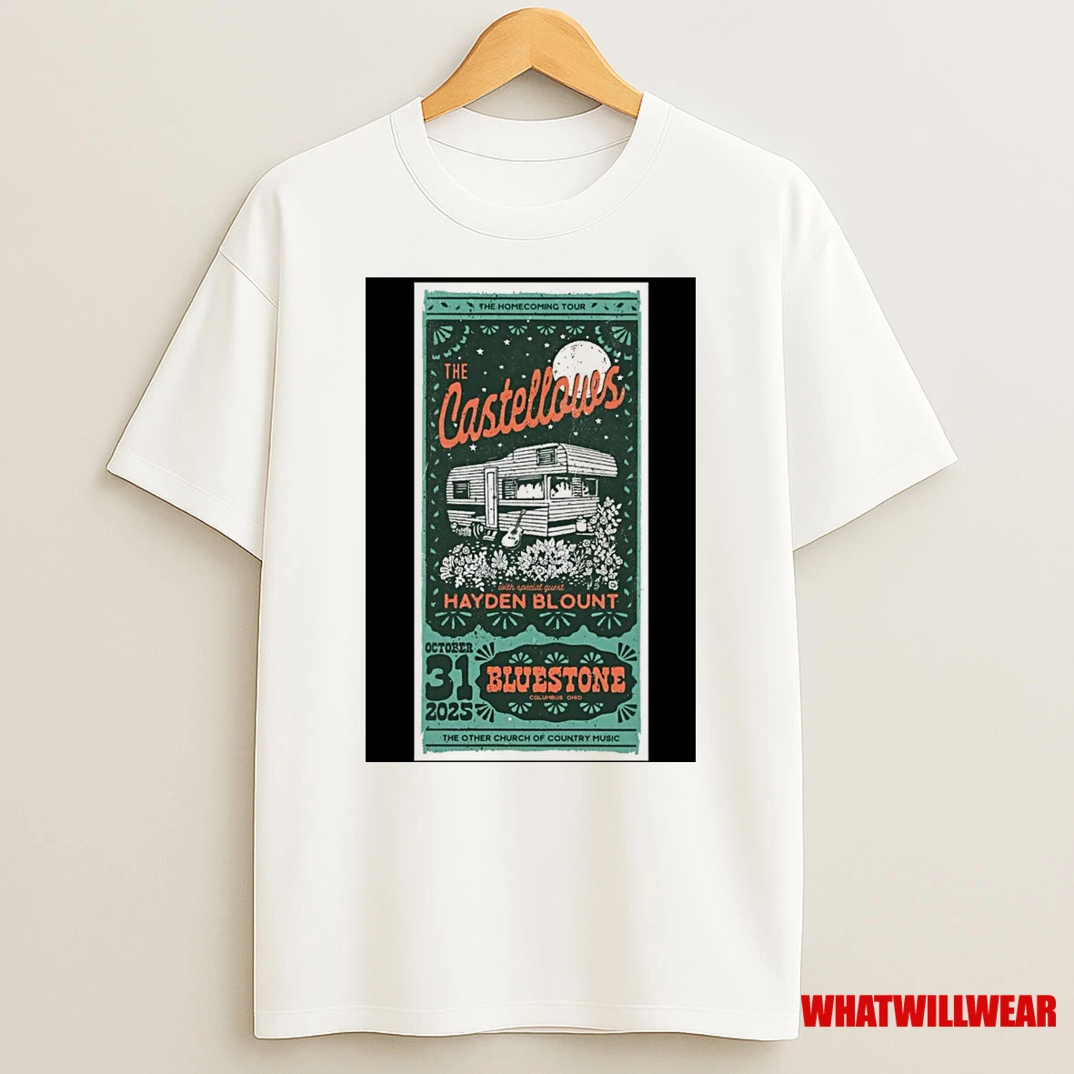 The Castellows At The Bluestone Columbus Ohio On October 31 2025 Shirts
