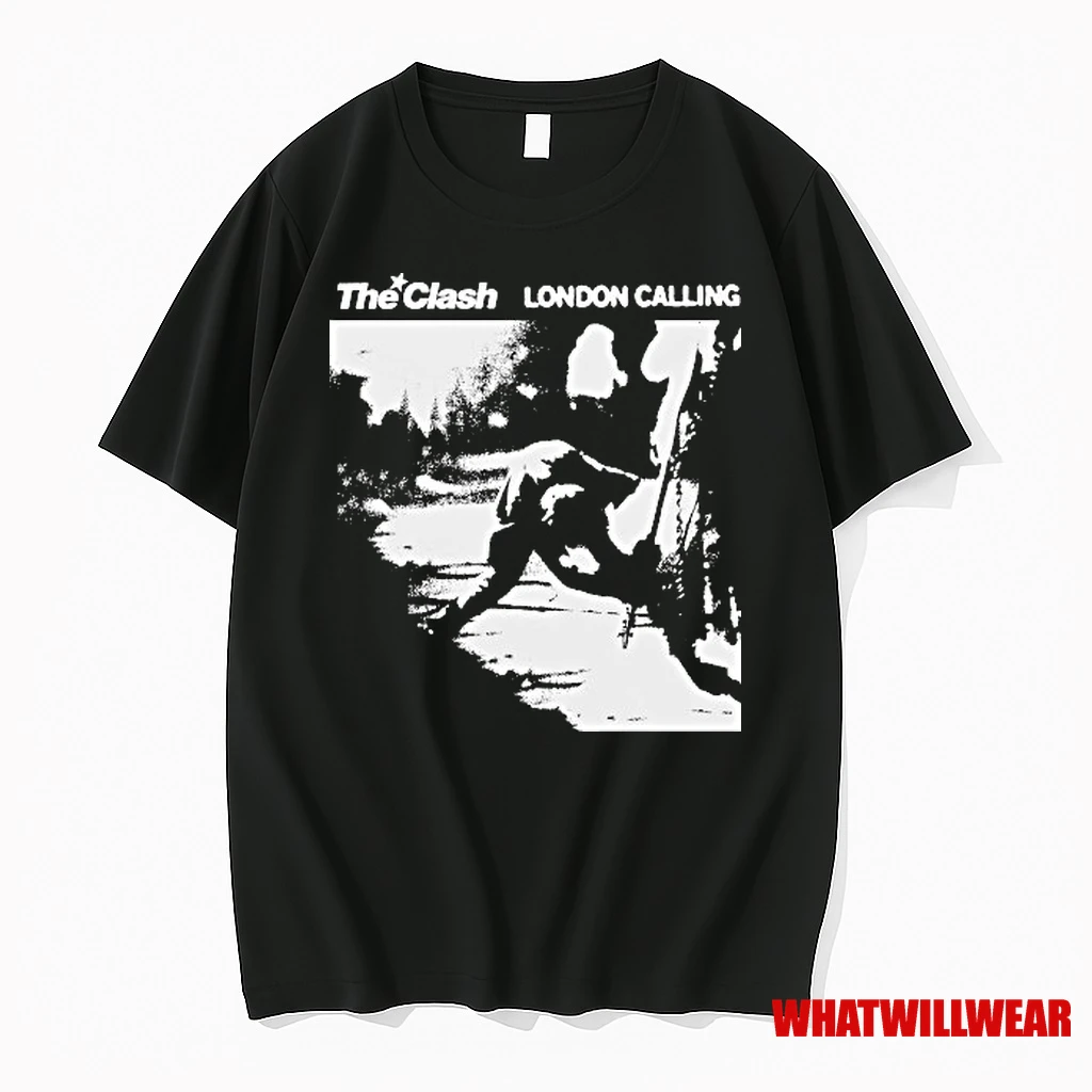 The Clash London Calling Monotone Shirts