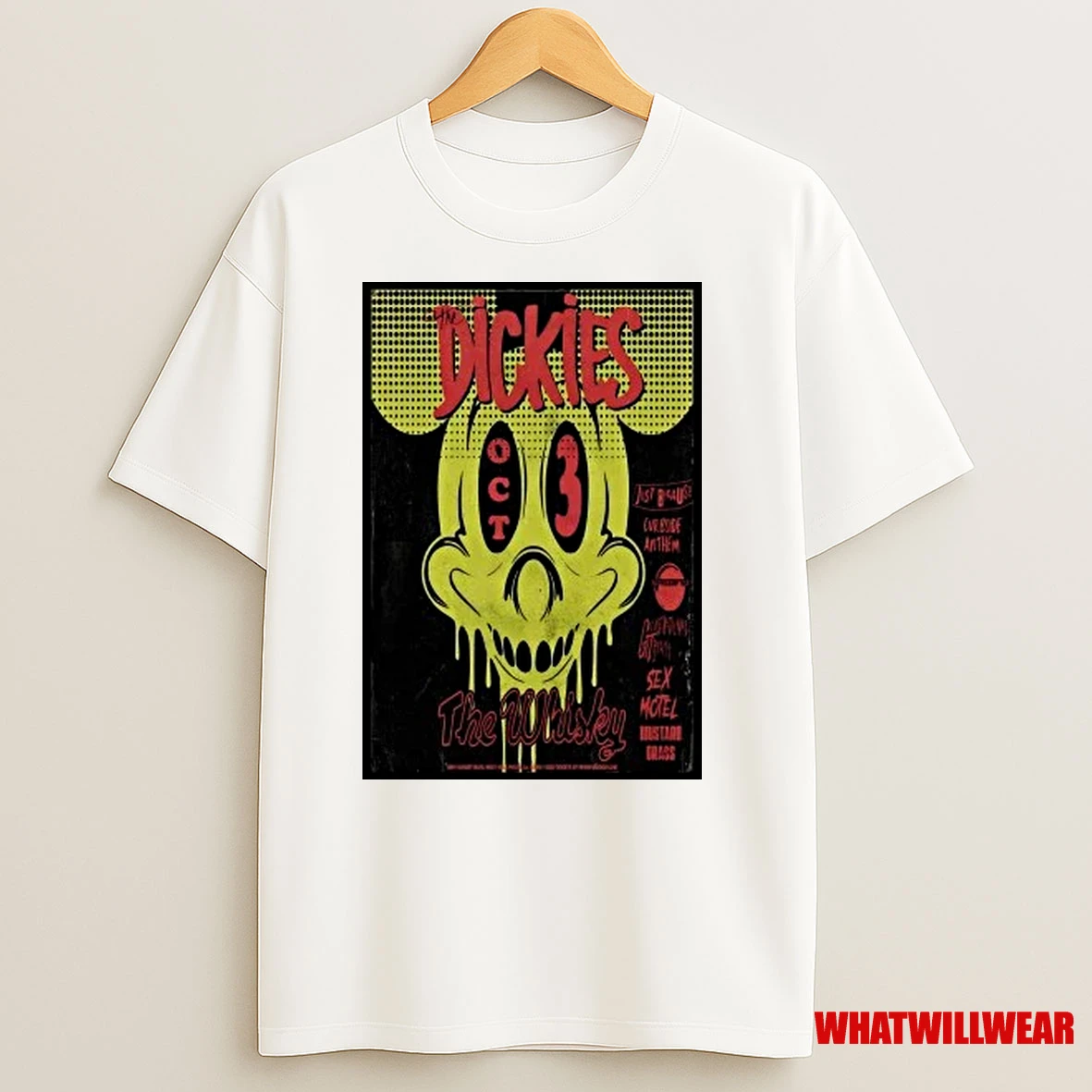 The Dickies Whisky A Go Go In West Hollywood Ca October 3 2025 Shirts