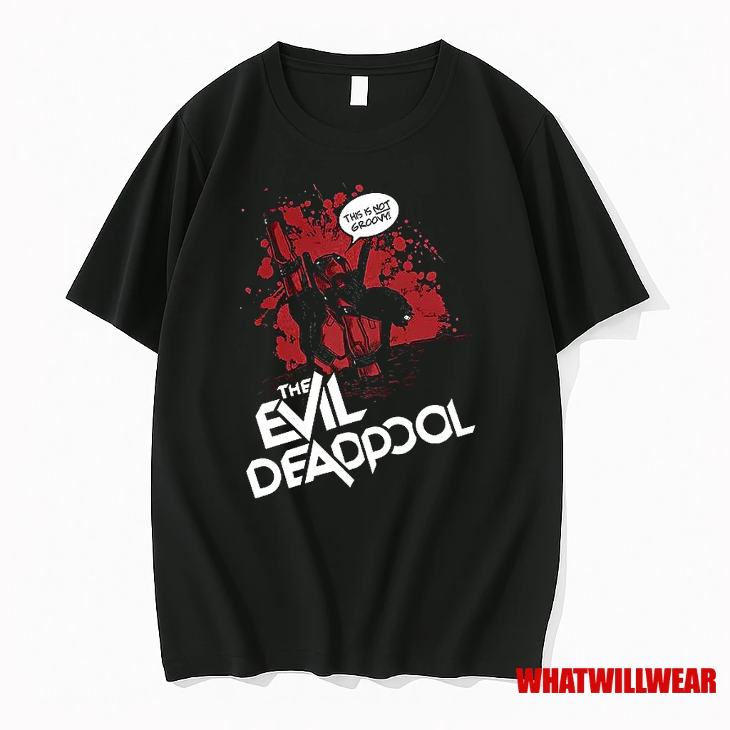 The Evil Deadpool This Is Nto Groovy Halloween Shirts