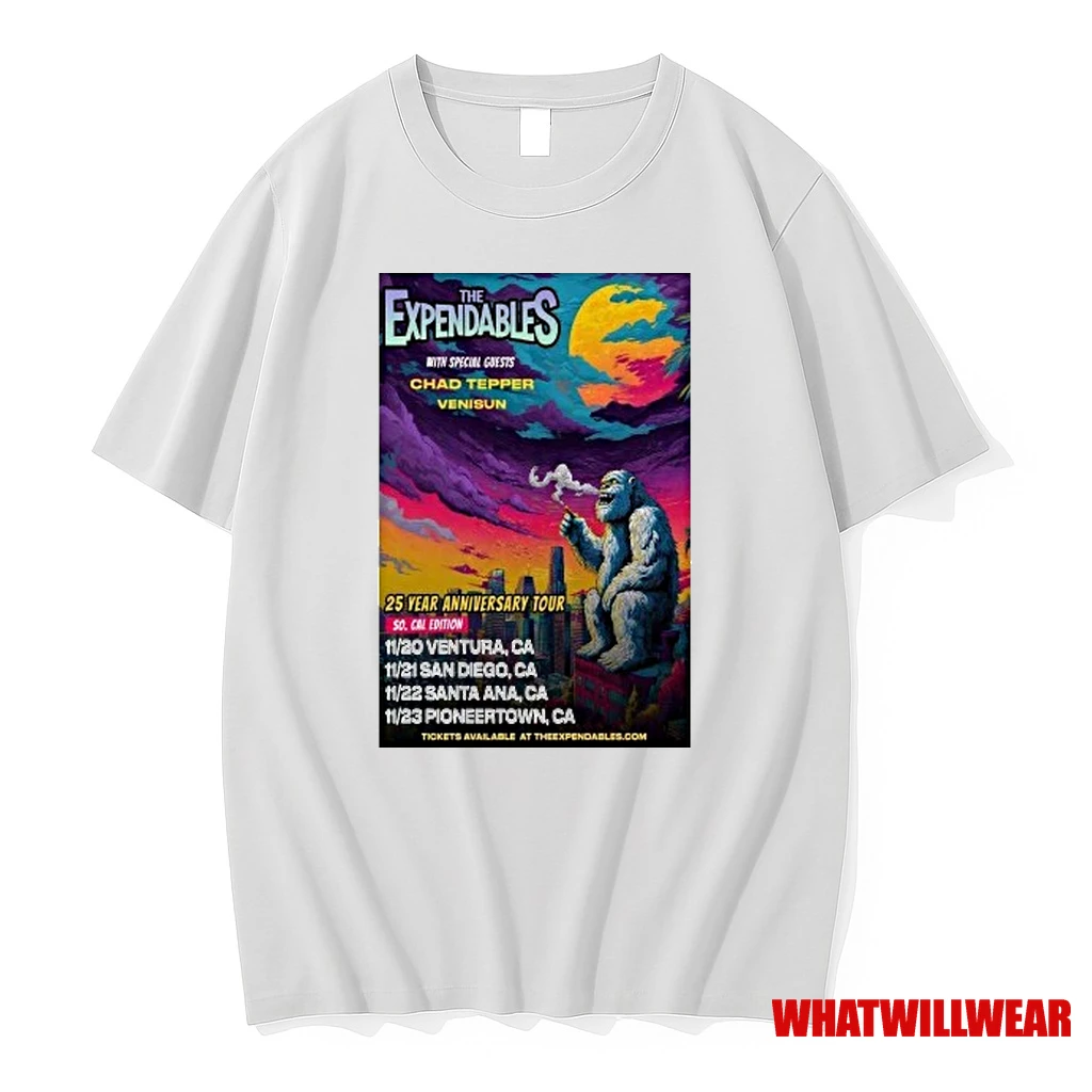 The Expendables Year Anniversary Tour 2025 Shirts