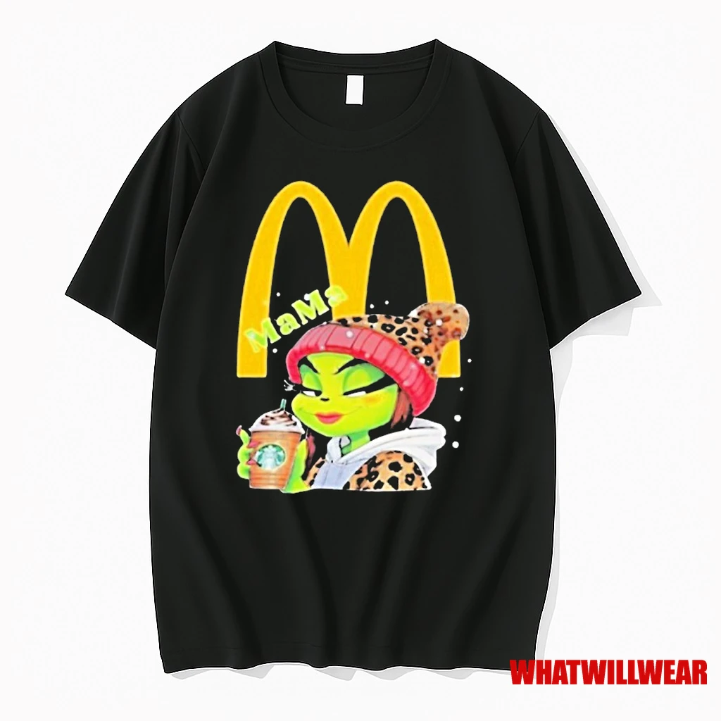 The Grinch Mcdonalds Mama Drink Coffee Shirts
