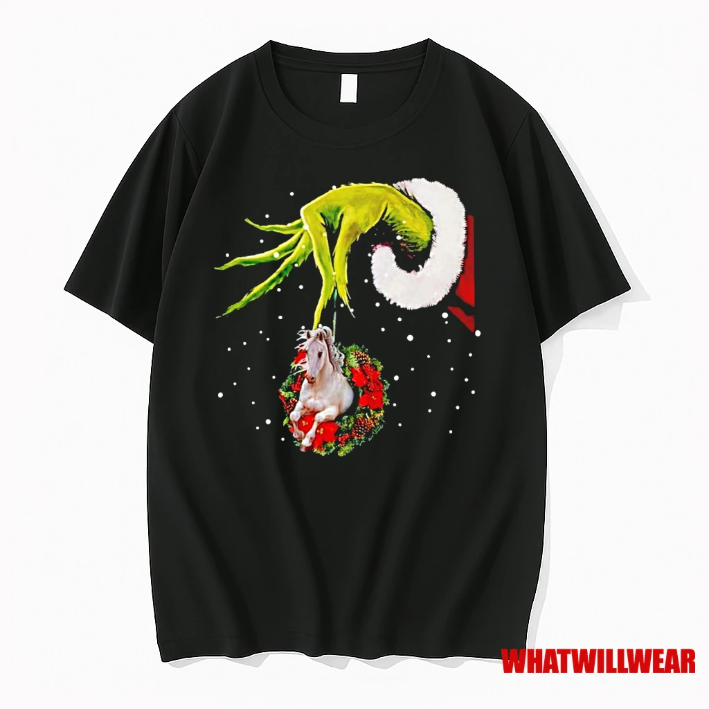 The Grinch Hand Horse Christmas Shirts