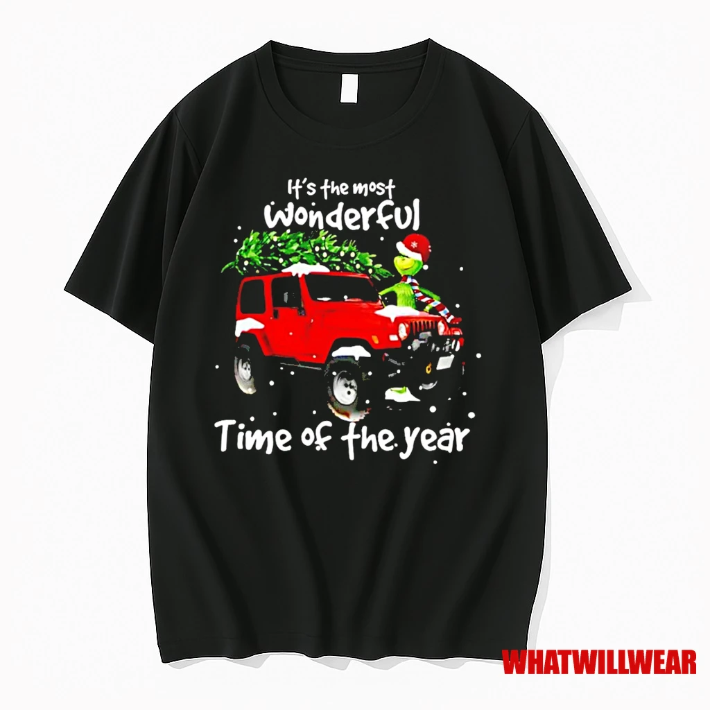 The Grinch Its The Most Wonderful Time Of The Year Christmas Shirts