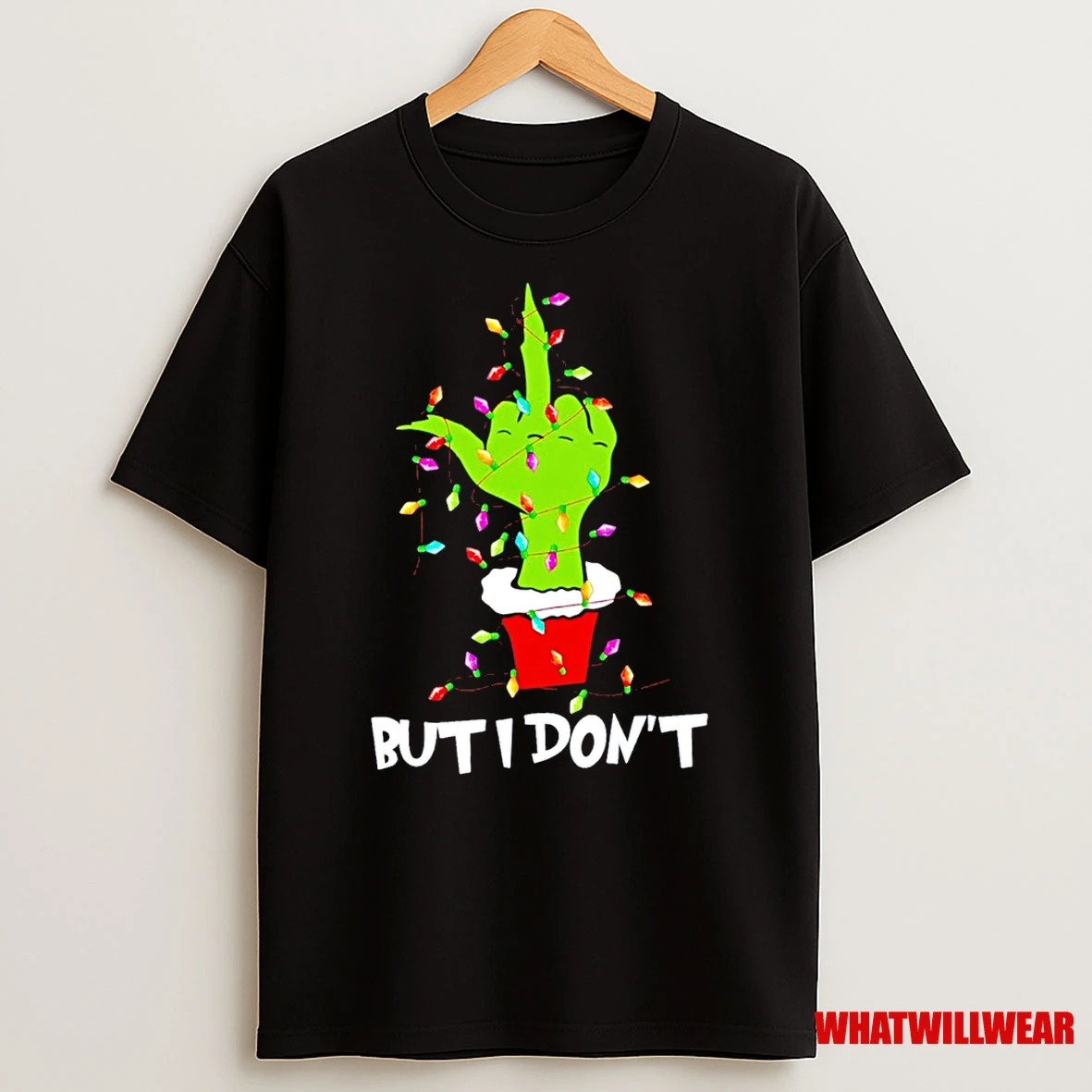 The Grinch Middle Finger But I Dont Christmas Shirts