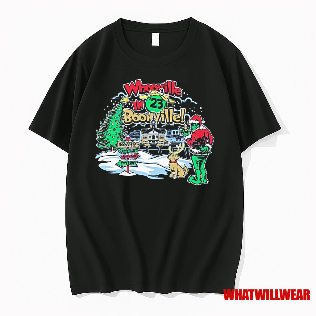 The Grinch Whoville In Boonville Christmas Shirts