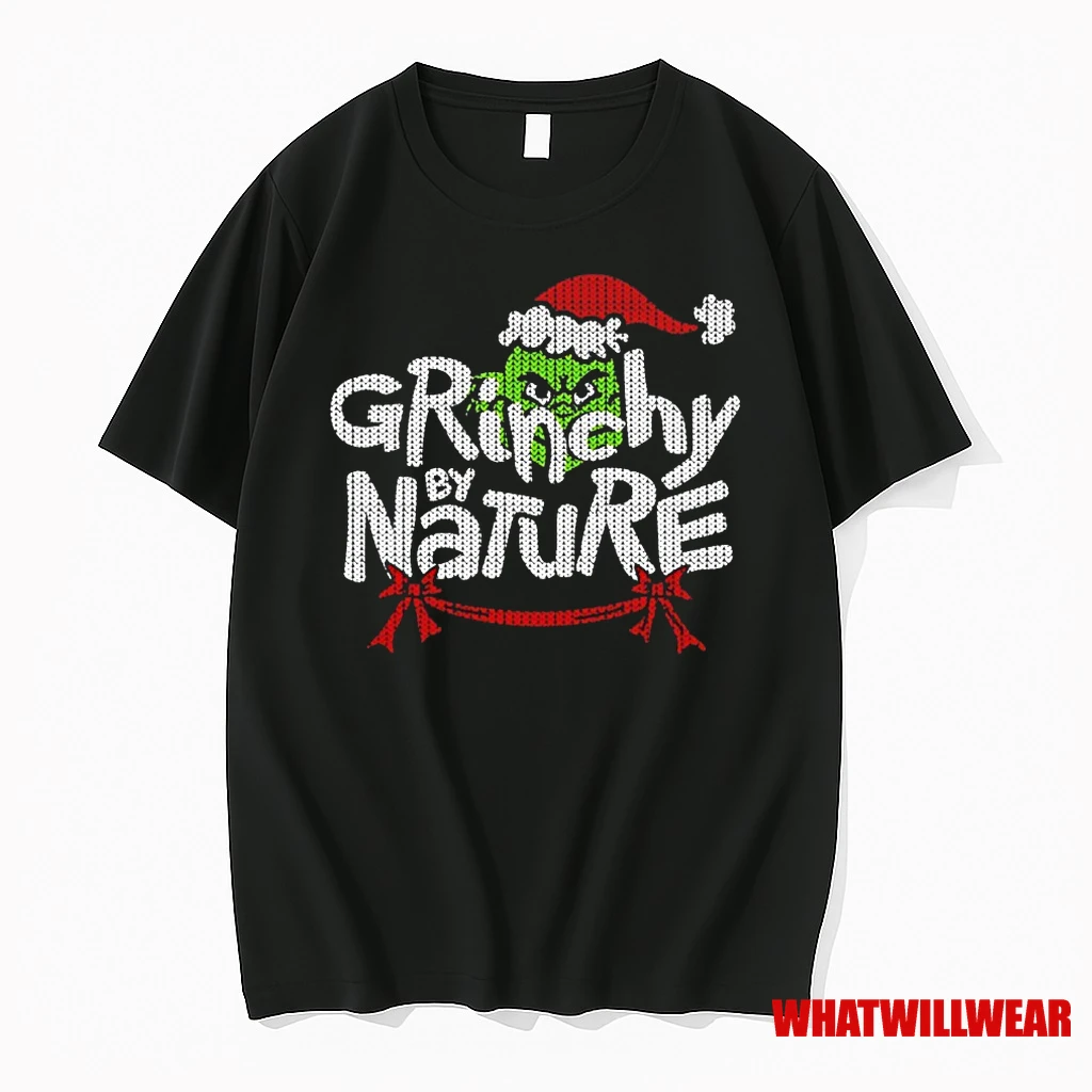 The Grinchy By Nature Christmas Shirts