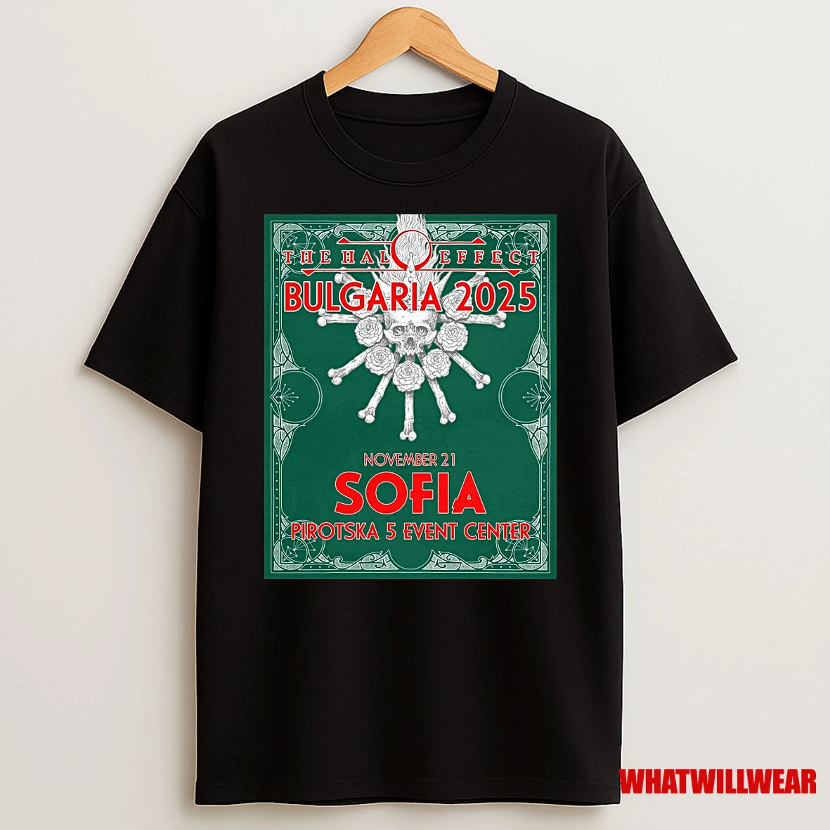 The Halo Effect Sofia Bulgaria November 21 2025 Pirotska 5 Event Center Shirts