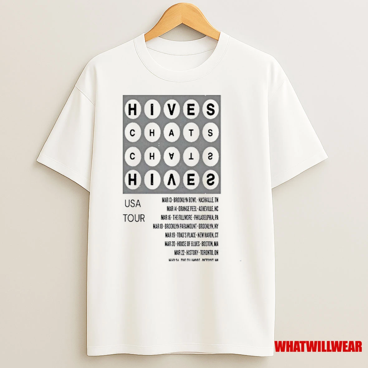The Hives And The Chats American Tour 2026 Shirts