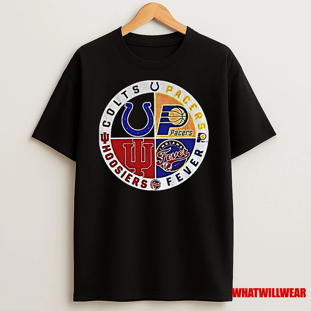 The Indiana Pacers Fever Colts Hoosiers Mashup Logo 2025 Shirts