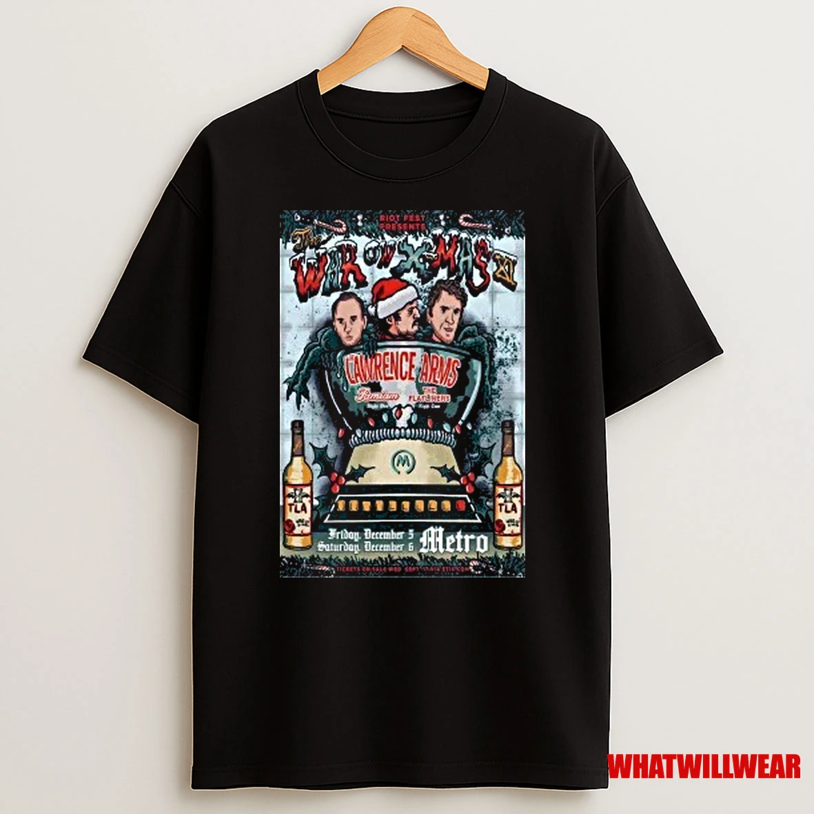 The Lawrence Arms Dec 5 6 2025 Chicago Tour Shirts