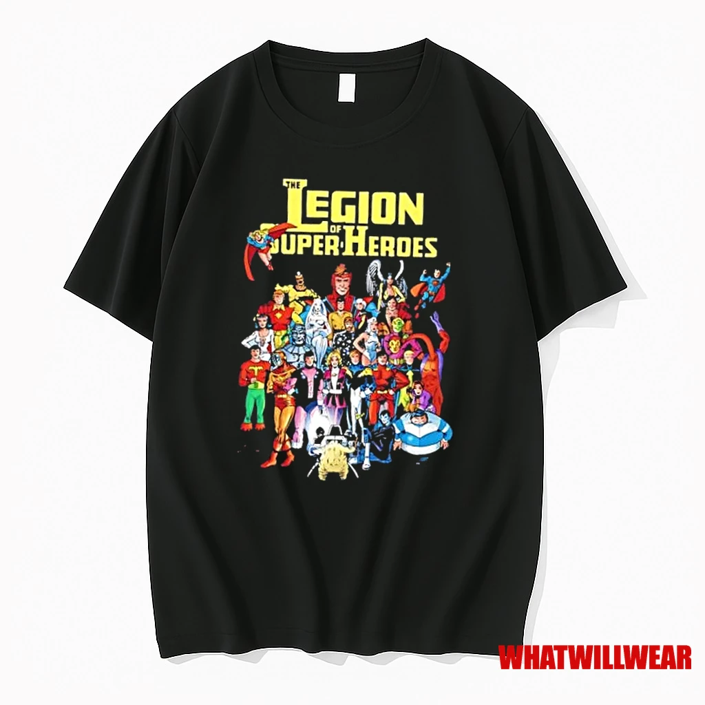 The Legion Of Superheroes Cartoon Shirts