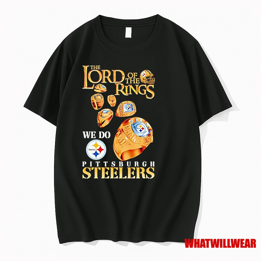The Lord Of The Rings X Pittsburgh Steelers Football Team Logo Shirts