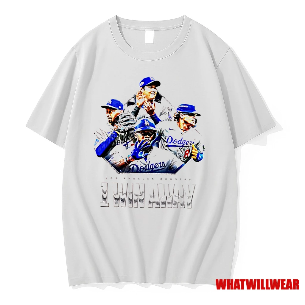 The Los Angeles Dodgers One Win Away Shirts