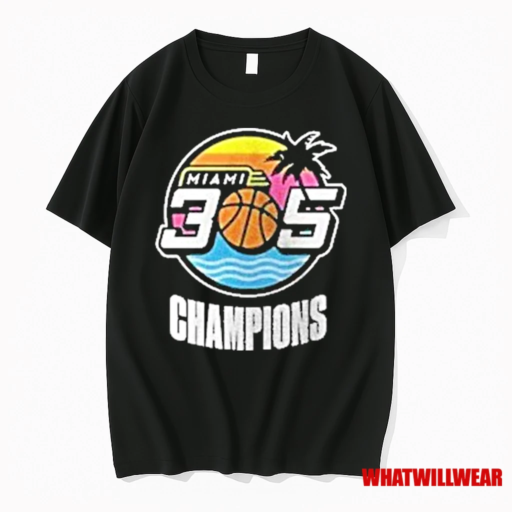 The Miami 305 X 2025 Big3 Champions Graphic Shirts