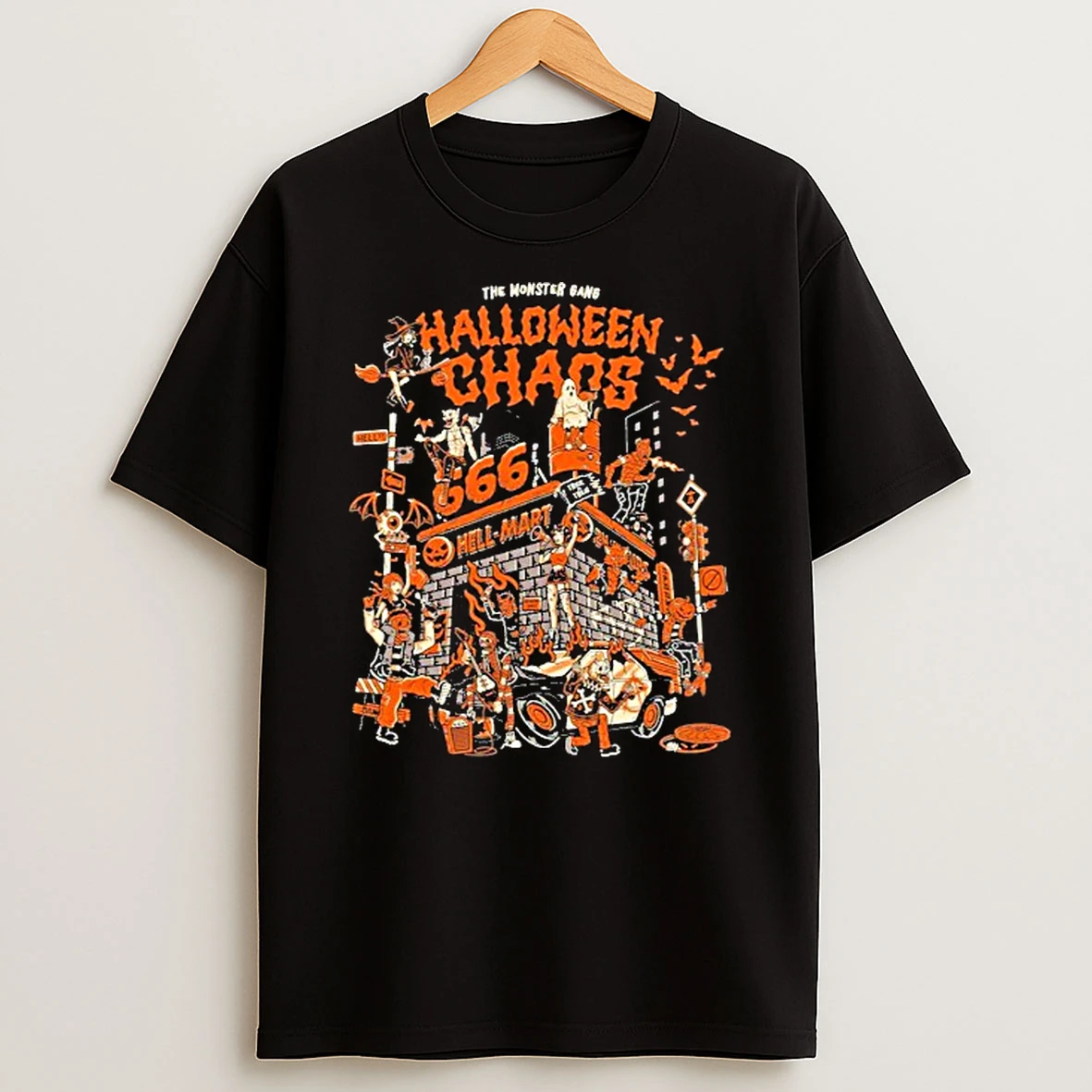 The Monster Gang Halloween Chaos Shirts