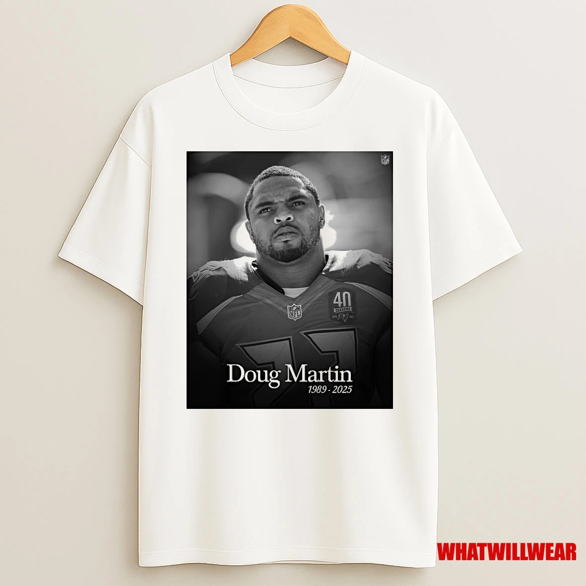 The Nfl Family Mourns The Loss Of Doug Martin 1989 2025 Shirts