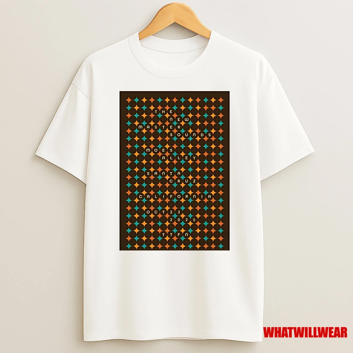 The New Mastersounds In Santa Cruz Ca On Oct 23 2025 Shirts