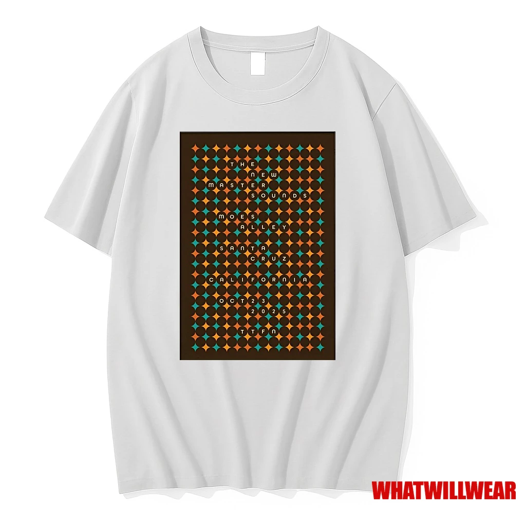 The New Mastersounds October 23 2025 Santa Cruz Ca Tour Shirts