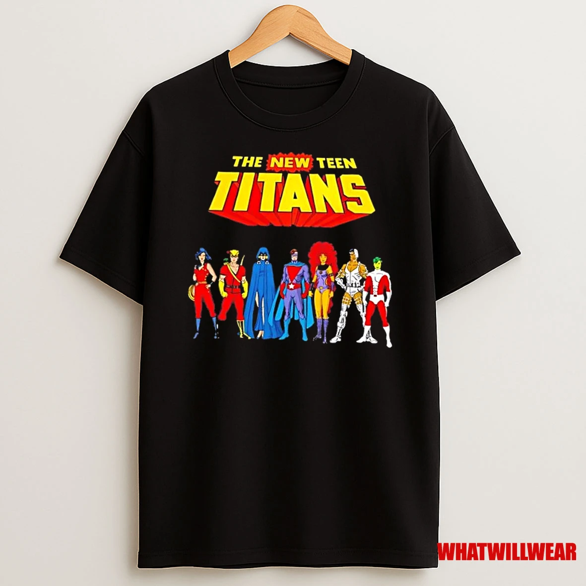 The New Ten Titans Nightwing 1980s Vintage Shirts
