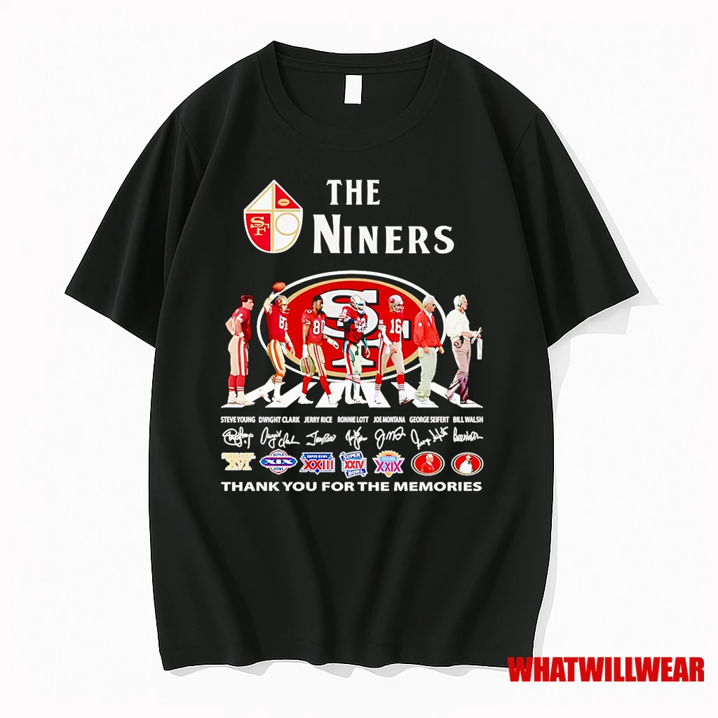 The Niners Abbey Road Thank You For The Memories Shirts