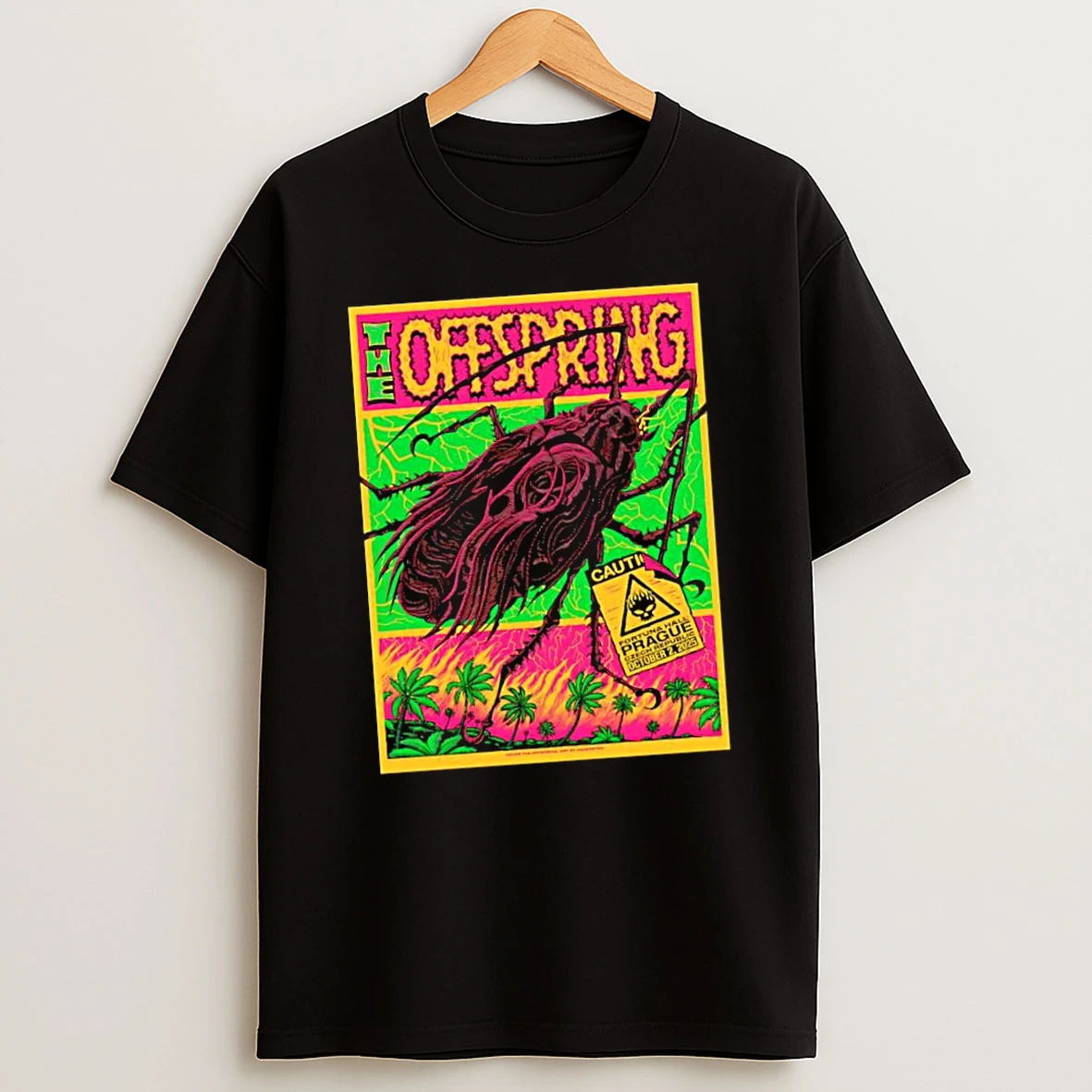 The Offspring Fortuna Hall Prague Czech Republic October 2nd 2025 Shirts