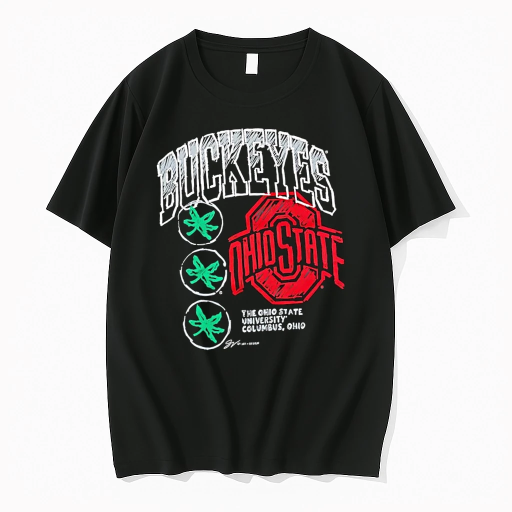 The Ohio State University Of A Kind Buckeyes Sketch Shirts