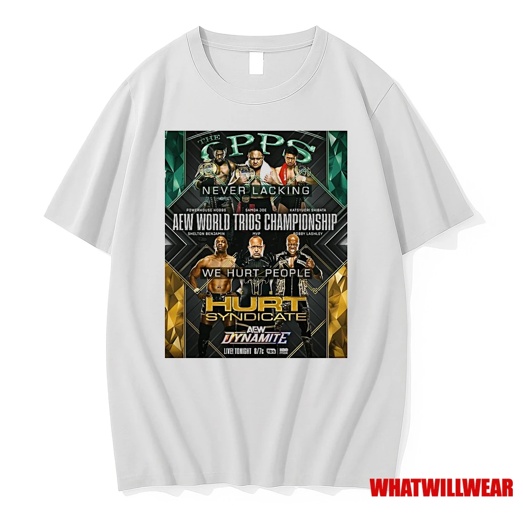 The Opps Never Lacking Aew World Trios Championship We Hurt People Hurt Syndicate 2025 Shirts