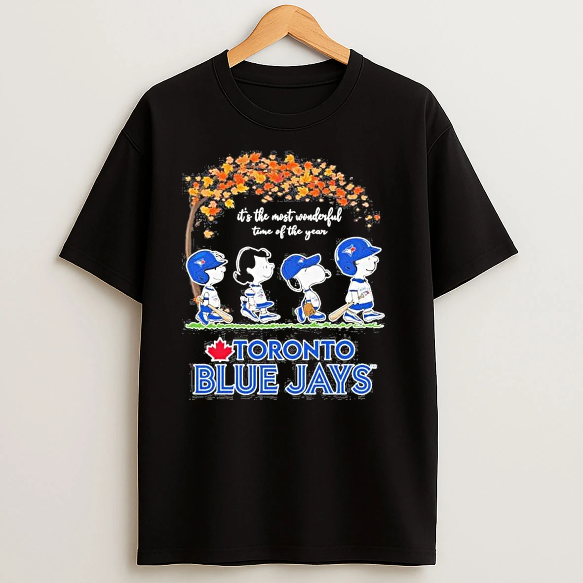 The Peanuts Its The Most Wonderful Time Of The Year Toronto Blue Jays T Shirts
