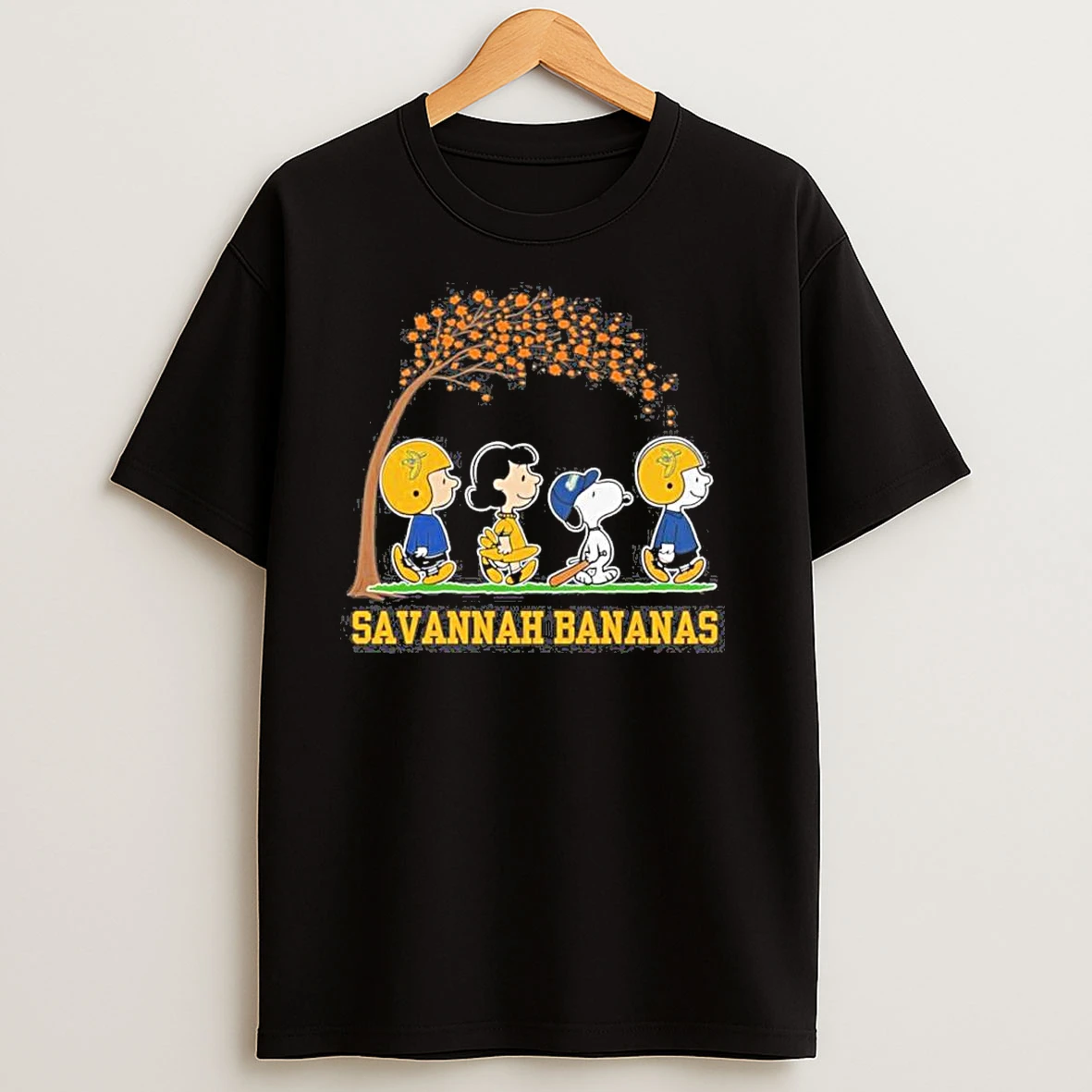 The Peanuts Love Fall Savannah Bananas T Shirts