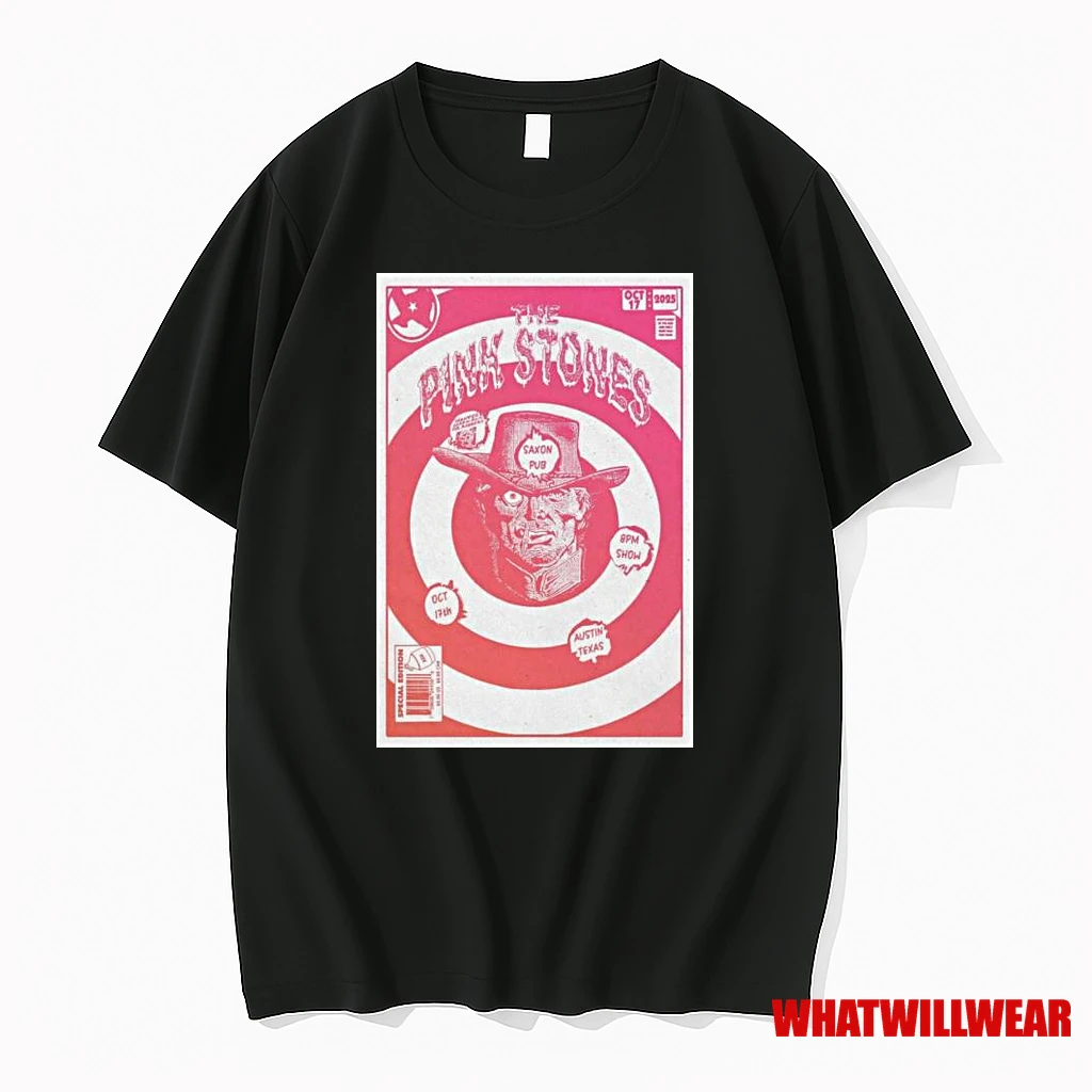 The Pink Stones Fall Tour 2025 Saxon Pub Austin Shirts