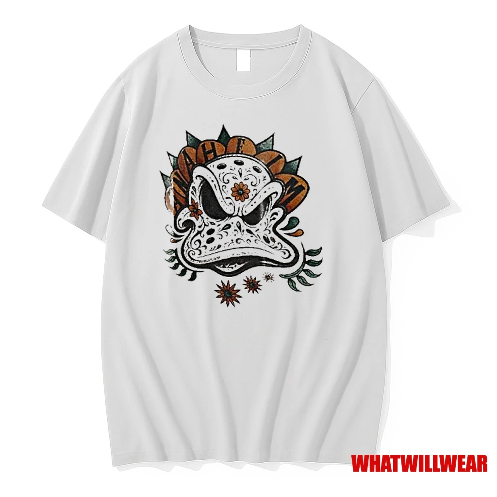 The Pond Press X Anaheim Ducks Dia De Los Muertos Day Of The Dead Halloween On November 2 2025 At Honda Center Shirts