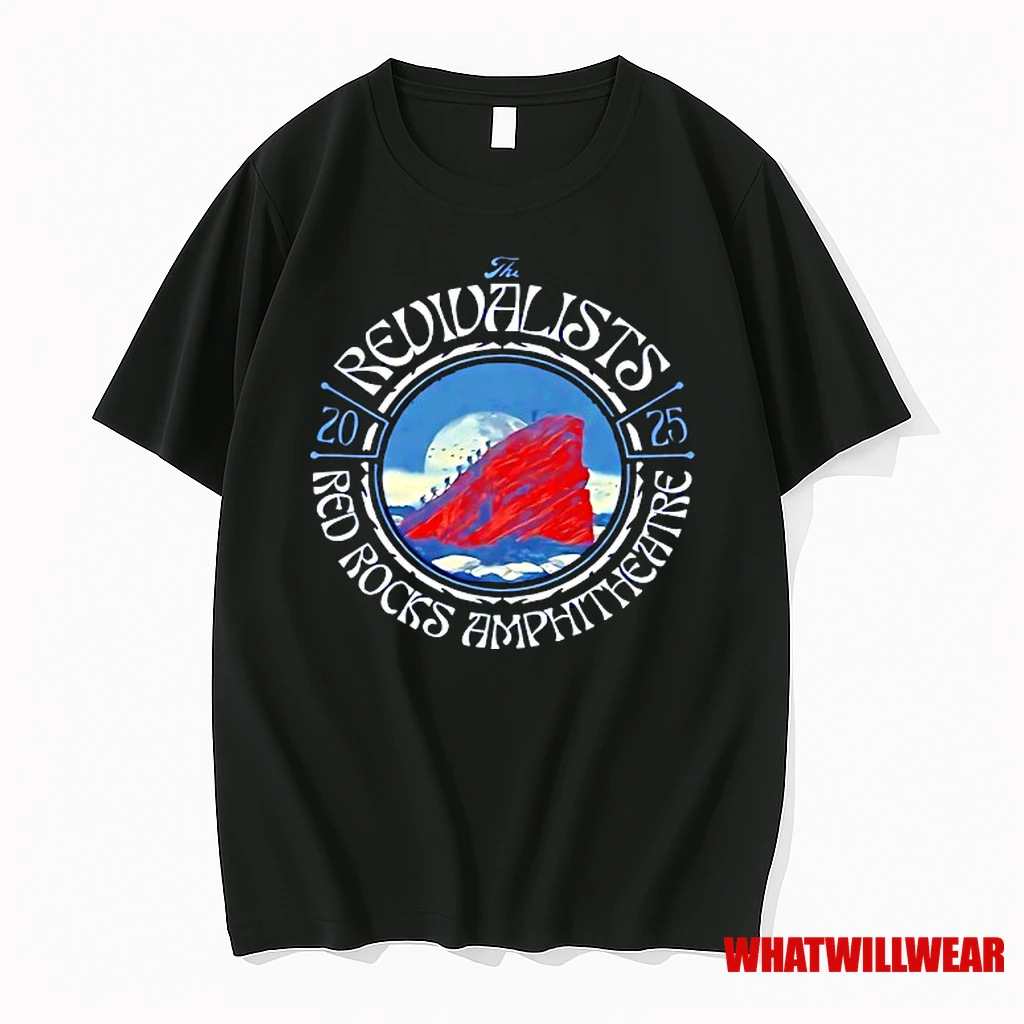 The Revivalists Oct 9 2025 Morrison Co Red Rocks Amphitheatre Tour Shirts