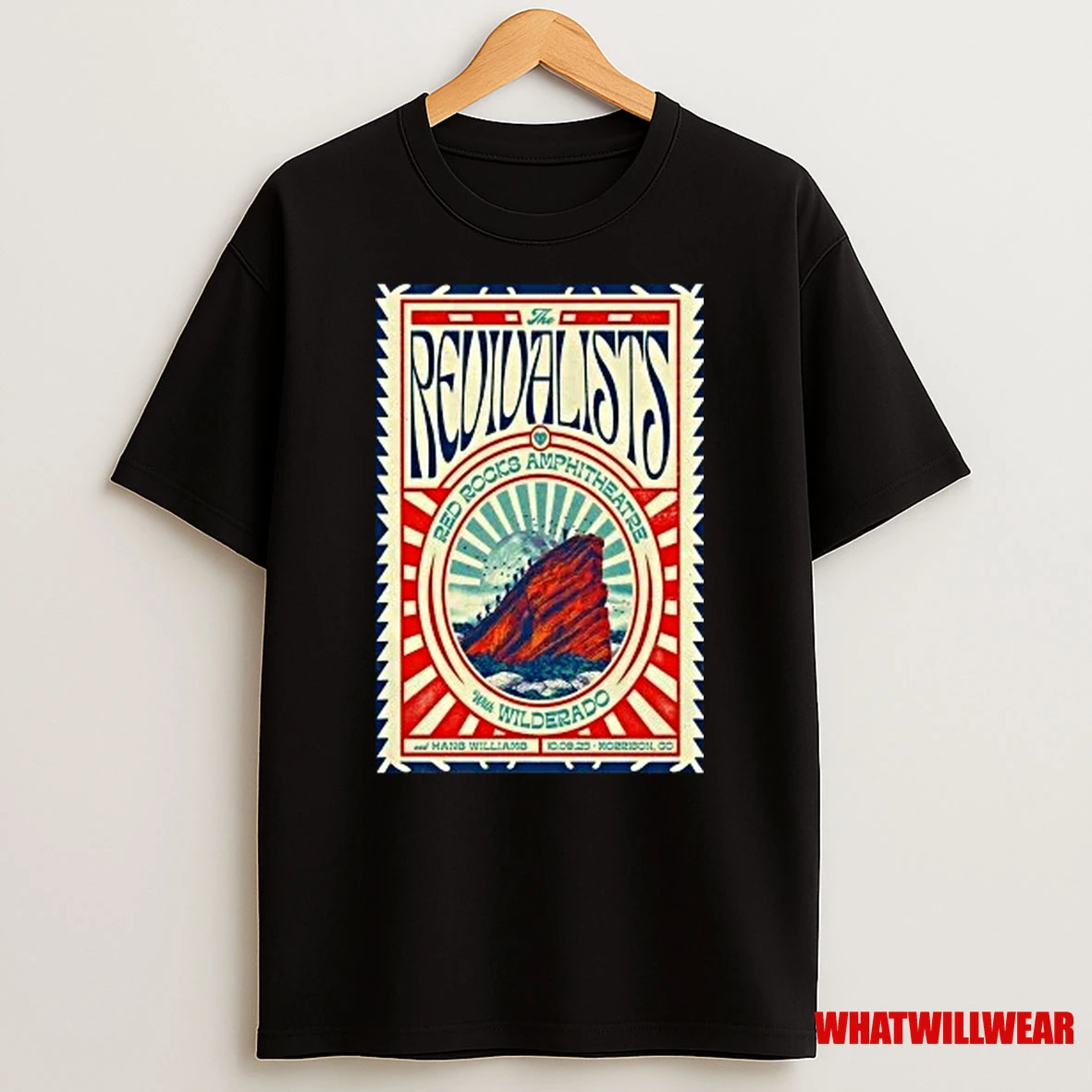 The Revivalists Oct 9 2025 Red Rocks In Morrison Co Shirts