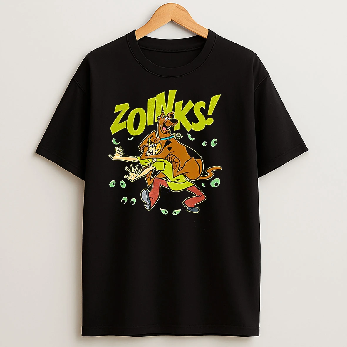 The Scooby Doo And Shaggy Rogers Vintage Cartoon Zoinks T Shirts