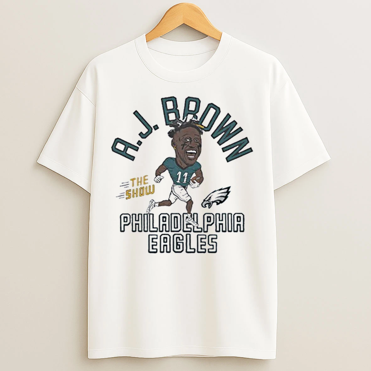 The Show Aj Brown Philadelphia Eagles T Shirts