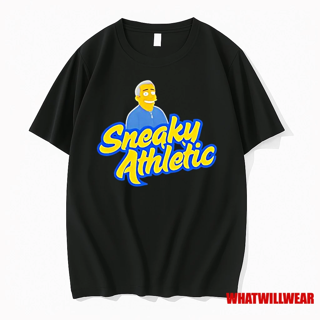 The Simpsons Sneaky Athletic Cartoon Shirts