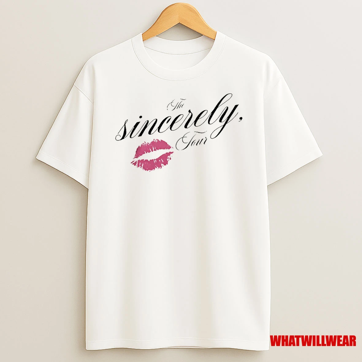 The Sincerely Tour 2025 Lips Shirts