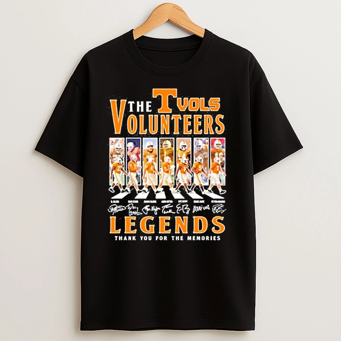 The Tennessee Volunteers Football Legends Abbey Road T Shirts