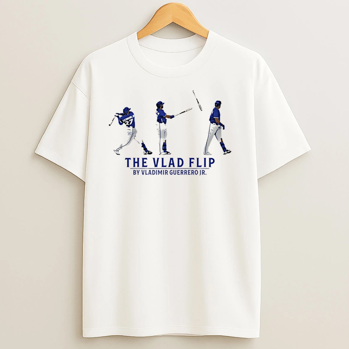 The Vlad Flip By Vladimir Guerrero Jr Toronto Blue Jays Pose Star T Shirts