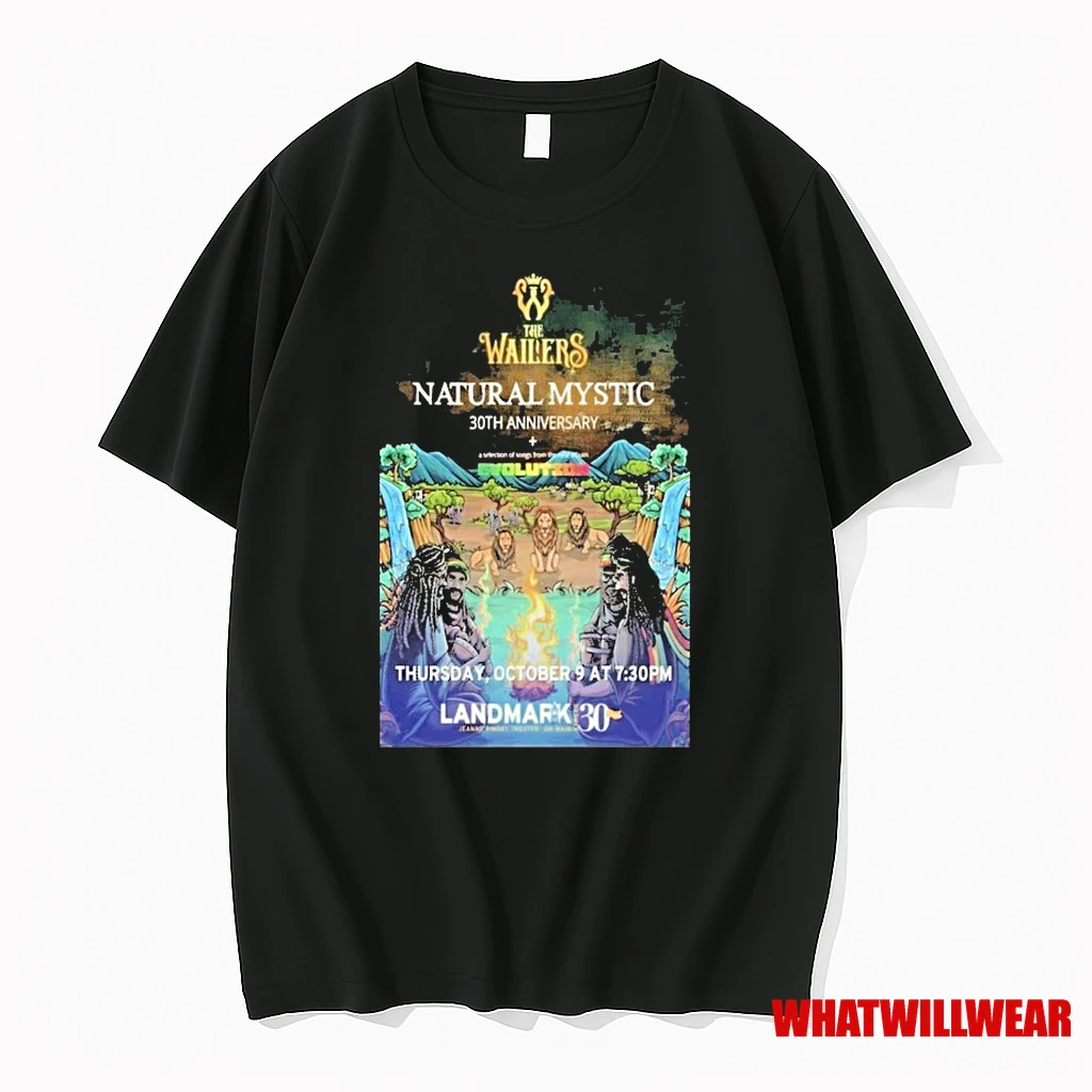 The Wailers Natural Mystic 30th Anniversary Oct 9 2025 Washington Ny Shirts